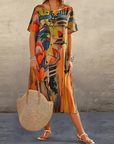 Elegante Bloemenjurk met Vlotte Pasvorm