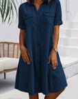 Jennifer™ - Lichtgewicht Denim-look Jurk