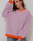 Amelie - Gestreept Dames Sweatshirt - Elegantie en Comfort