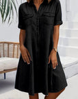 Jennifer™ - Lichtgewicht Denim-look Jurk