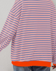 Amelie - Gestreept Dames Sweatshirt - Elegantie en Comfort