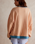 Amelie - Gestreept Dames Sweatshirt - Elegantie en Comfort