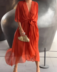 Lori™ - Tijdloze Wrap Midi Jurk