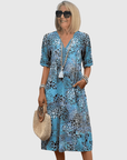 Skyler Ocean Breeze Midi Dress