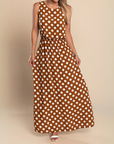 Paula™ | Polka Dot Maxi Jurk