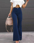 Leonara - Dames High-Waist Flared Broek – Stijlvol en Elegant