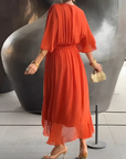 Lori™ - Tijdloze Wrap Midi Jurk