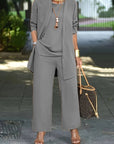 Sofie | Stijlvolle driedelige dames broekpak set