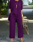 Sofie | Stijlvolle driedelige dames broekpak set