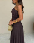 Jayla Asymmetrische Mesh Jurk
