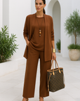 Sofie | Stijlvolle driedelige dames broekpak set