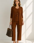 Sofie | Stijlvolle driedelige dames broekpak set