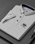 Jaxon | Elegante geborduurde herenpolo