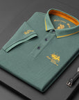 Jaxon | Elegante geborduurde herenpolo