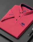 Jaxon | Elegante geborduurde herenpolo
