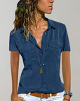 Mindy - Damesblouse met Knoopsluiting - Modern en Comfortabel