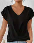 Nova - Dames Blouse met V-hals - Zacht en Veelzijdig