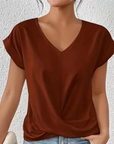 Nova - Dames Blouse met V-hals - Zacht en Veelzijdig