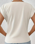 Nova - Dames Blouse met V-hals - Zacht en Veelzijdig
