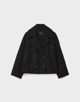 Indy - Stylish Short Double-Breasted Coat