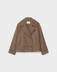 Indy - Stylish Short Double-Breasted Coat