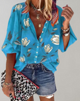 Hannah - Damesblouse met Bloemenprint - Stijlvol en Comfortabel