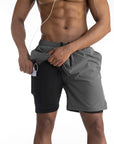 Julian | Hardloop Shorts voor Heren | Ingebouwde Liner en Telefoonzak