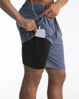 Julian | Hardloop Shorts voor Heren | Ingebouwde Liner en Telefoonzak