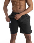 Julian | Hardloop Shorts voor Heren | Ingebouwde Liner en Telefoonzak