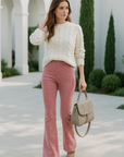 Maureen | hoge taille flare broek voor dames