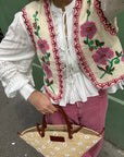 Hilda - Bloemenpatroon Gilet