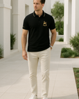Jaxon | Elegante geborduurde herenpolo