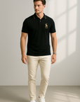 Jaxon | Elegante geborduurde herenpolo