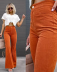 Leonara - Dames High-Waist Flared Broek – Stijlvol en Elegant