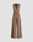 CHARITY - Elegante Mouwloze Wide-Leg Jumpsuit