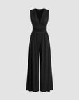 CHARITY - Elegante Mouwloze Wide-Leg Jumpsuit
