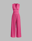 CHARITY - Elegante Mouwloze Wide-Leg Jumpsuit