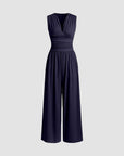 CHARITY - Elegante Mouwloze Wide-Leg Jumpsuit
