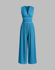 CHARITY - Elegante Mouwloze Wide-Leg Jumpsuit