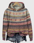 Jolijn - Dames hoodie in Noorse stijl met warme voering