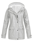 Lotte - Elegante Halflange Fleece Gevoerde Regenjas