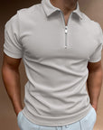 Tyler - Heren Poloshirt met Rits