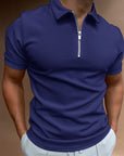 Tyler - Heren Poloshirt met Rits