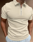 Tyler - Heren Poloshirt met Rits