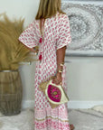 Autumn™ - Boho Print Maxi Jurk