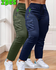 Dames Tweedelige Werkbroek Set met Trekkoord