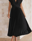 Maria™ - Elegante Geplooide Maxi Jurk