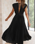 Maria™ - Elegante Geplooide Maxi Jurk
