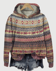 Jolijn - Dames hoodie in Noorse stijl met warme voering