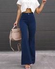 Julia | High-Waisted Flared Corduroy Broek